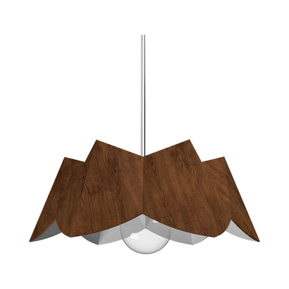 Physalis Pendant Light in Imbuia (Large).