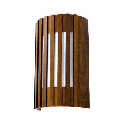 Slatted Curved Wall Light.