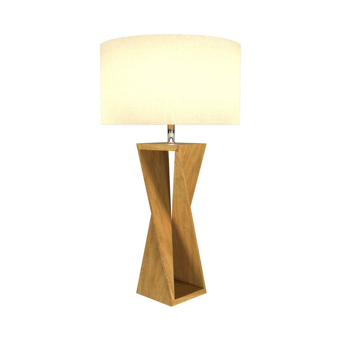 Spin Table Lamp in Louro Freijo.