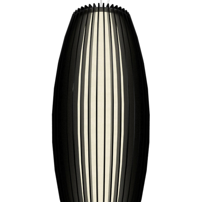 Stecche Di Legno Barrel Pendant Light in Detail.