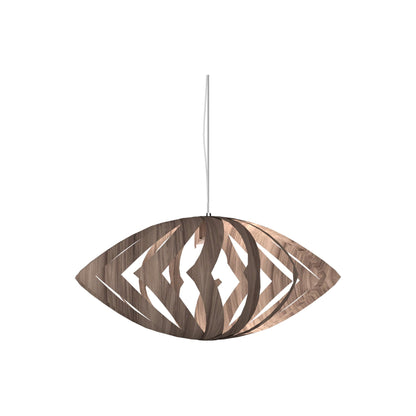 Versatile Pendant Light in American Walnut (Small).