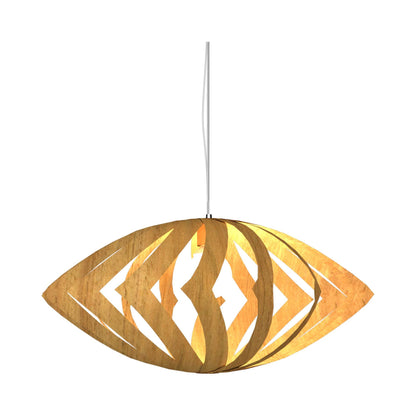 Versatile Pendant Light in Louro Freijo (Large).
