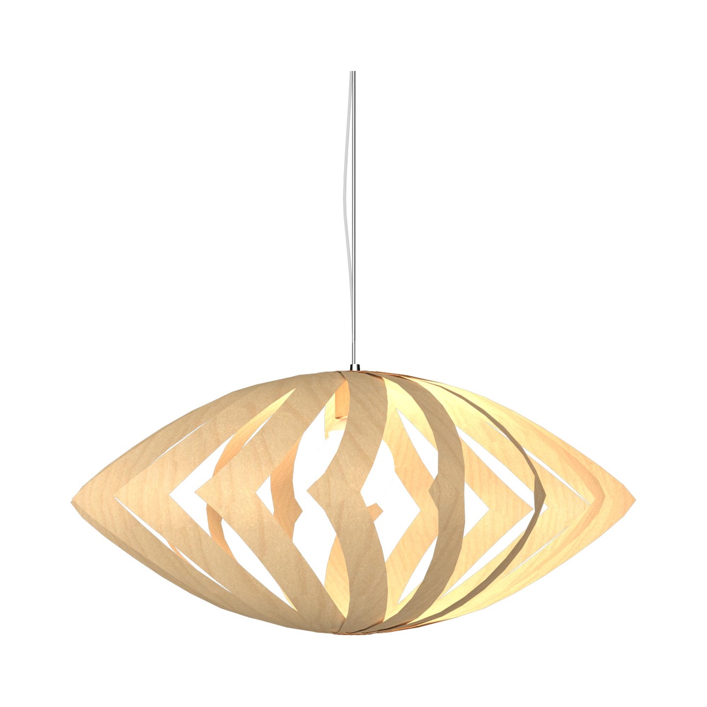 Versatile Pendant Light in Maple (Large).