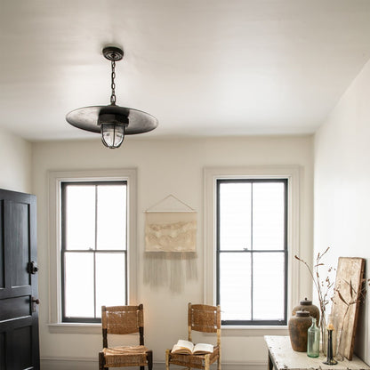 Acme Pendant Light in living room.