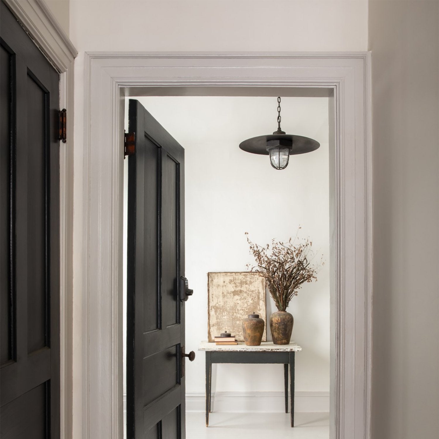 Acme Pendant Light in living room.