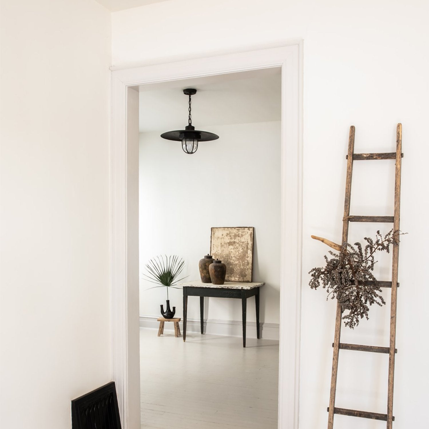 Acme Pendant Light in living room.