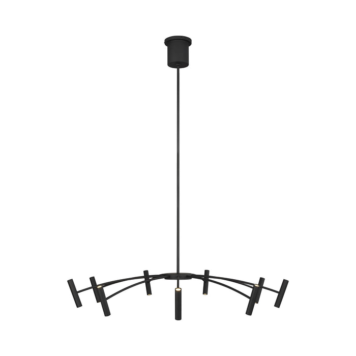 Aerial LED Chandelier in Black (Small).