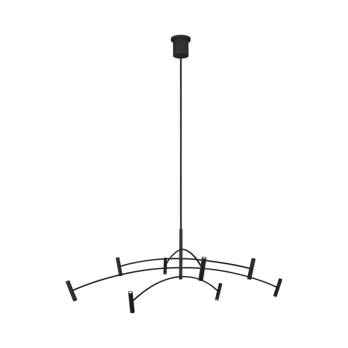 Aerial LED Chandelier in Black (Large).