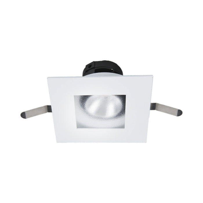 Aether 2 Inch Adjustable Square LED Recessed Trim in Brushed Nickel.