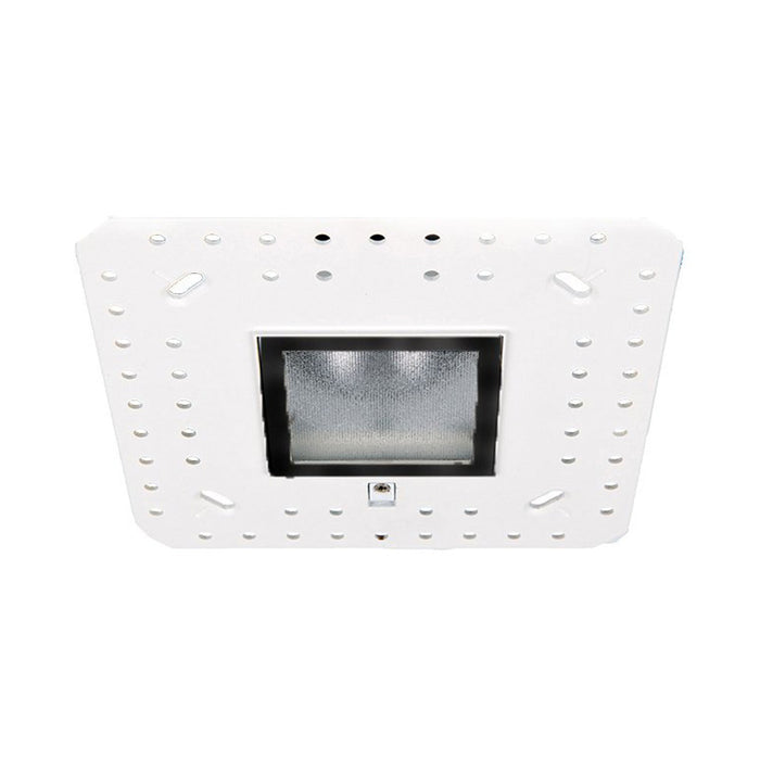 Aether 2 Inch Adjustable Trimless Square LED Recessed Trim in Black.