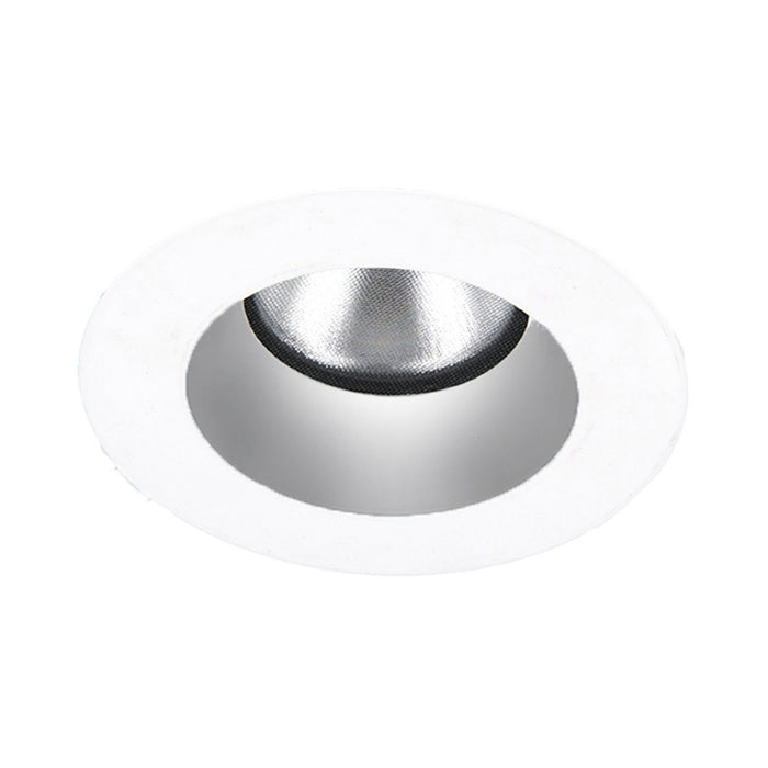 Aether 2 Inch Downlight Round LED Recessed Trim in Brushed Nickel.
