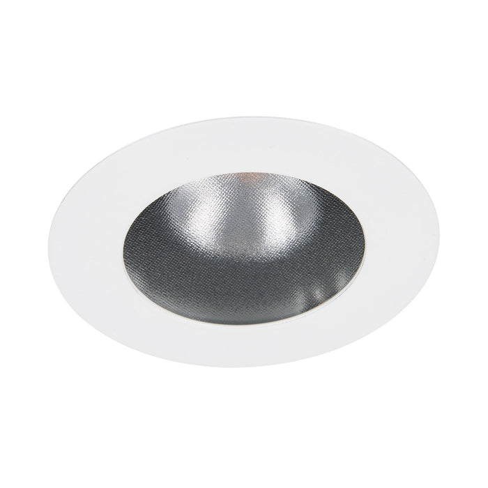 Aether 2 Inch Wall Wash Round LED Recessed Trim in Brushed Nickel.
