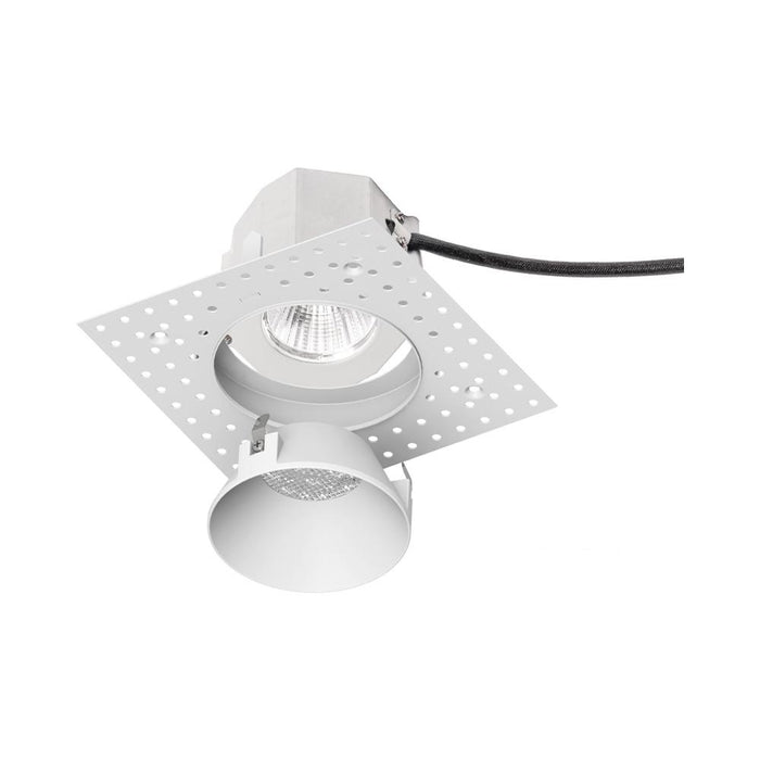 Aether 3.5 Inch Trimless Round Downlight LED Recessed Trim in White (2700K/3000K/3500K/4000K).