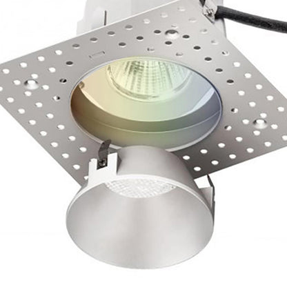 Aether 3.5 Inch Trimless Round Downlight LED Recessed Trim in Detail.