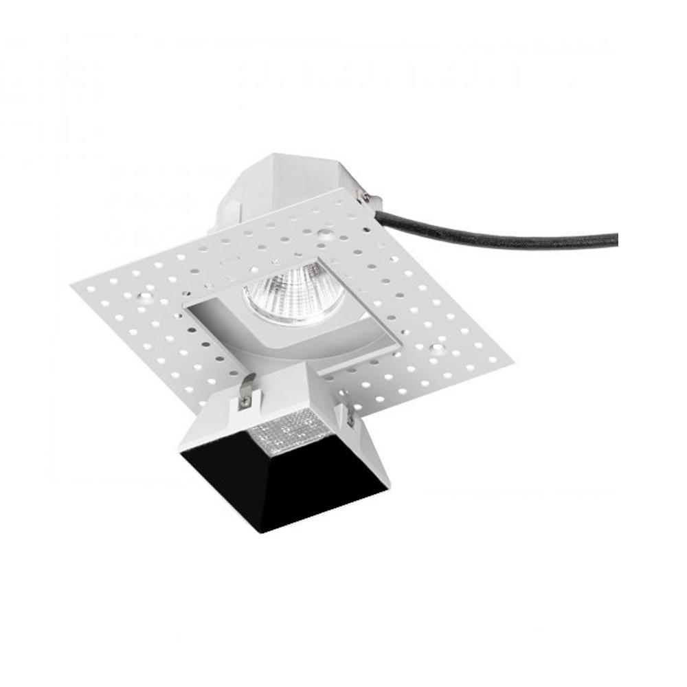 Aether 3.5 Inch Trimless Square Downlight LED Recessed Trim in Black (2700K/3000K/3500K/4000K).