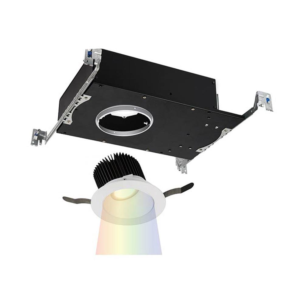 Aether 3.5 Inch Wall Wash Round LED Recessed Trim in White (Color Changing).