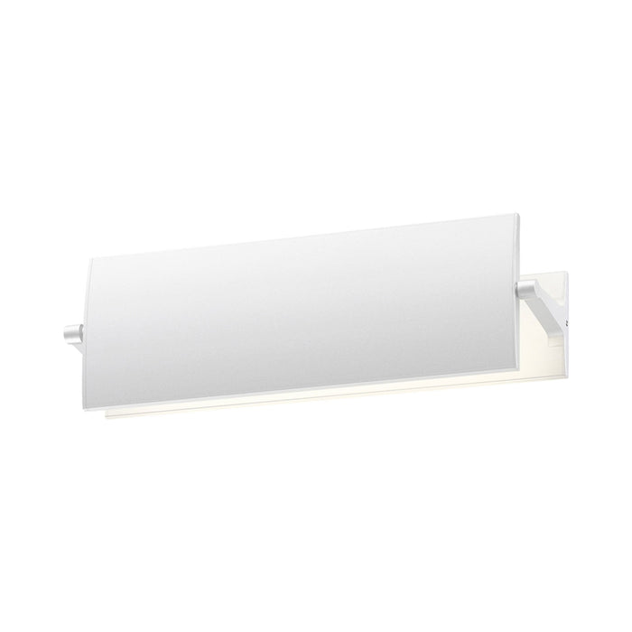 Aileron™ LED Wall Light in Small/Satin White.