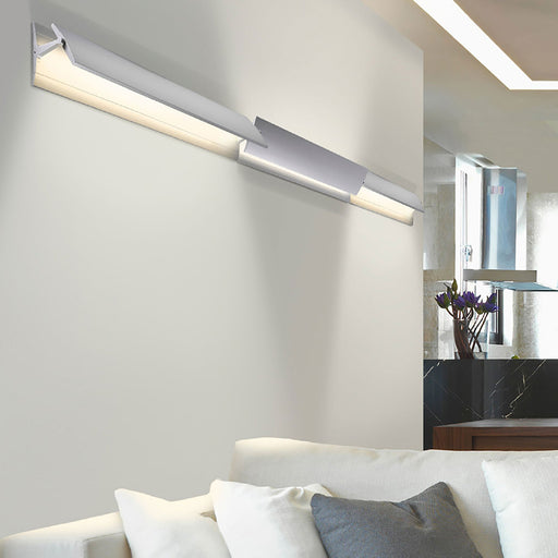 Aileron™ LED Wall Light in living room.