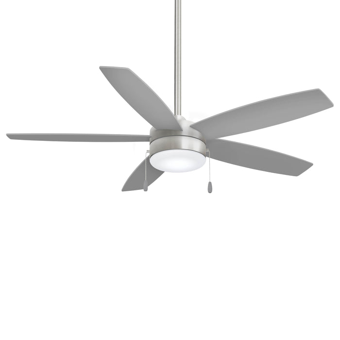 Airetor LED Ceiling Fan in Brushed Nickel / Silver.