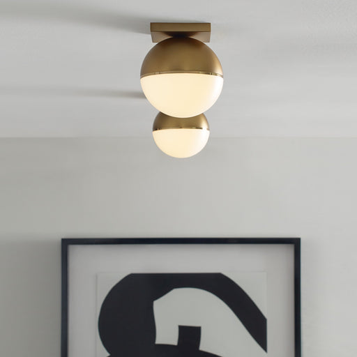 Akova LED Flush Mount Ceiling Light in Detail.