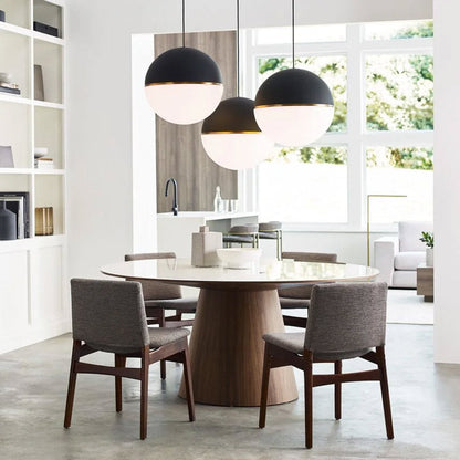 Akova Grande Pendant Light in dining room.