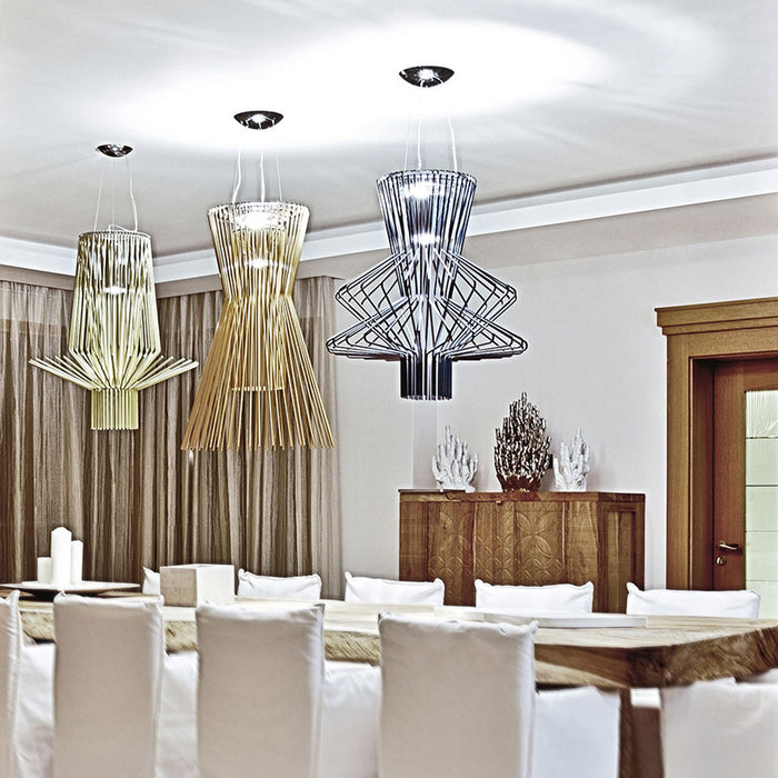Allegretto Assai Suspension Light in dining room.