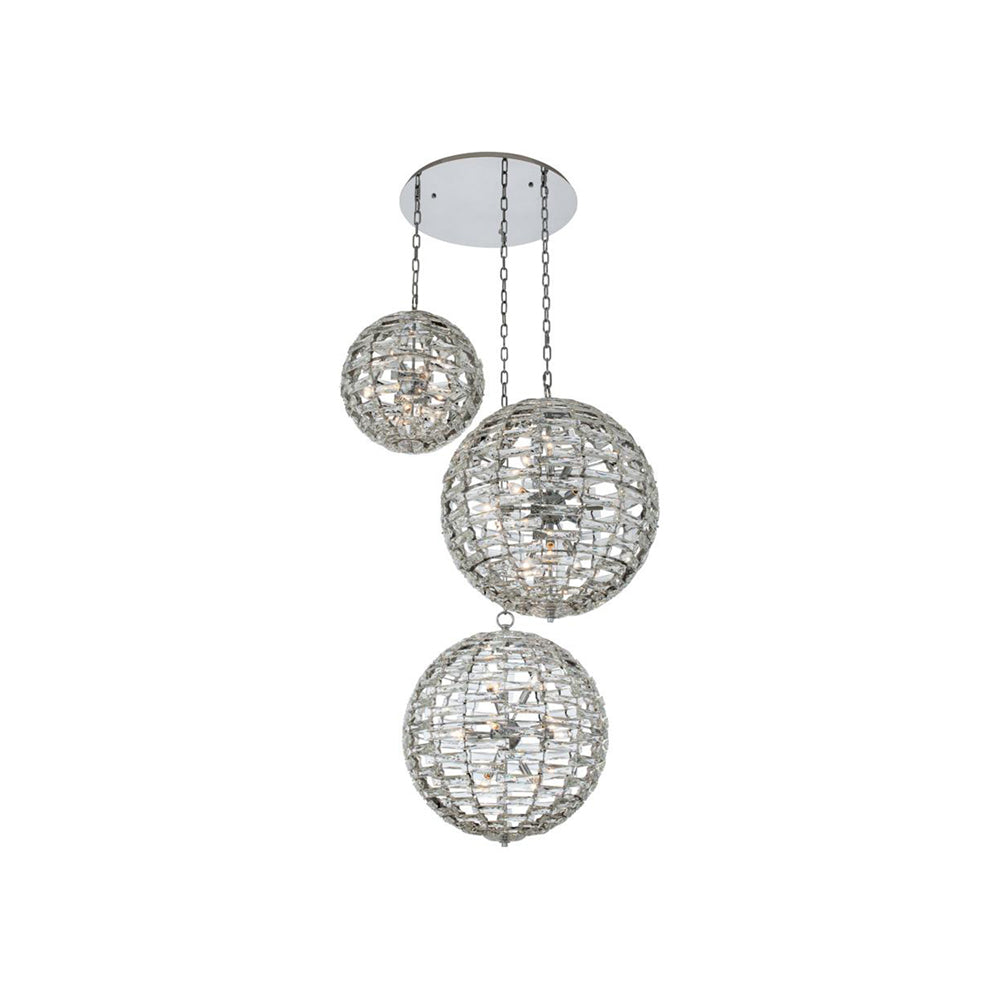 Alta Orb Multi Light Pendant Light (27-Light).