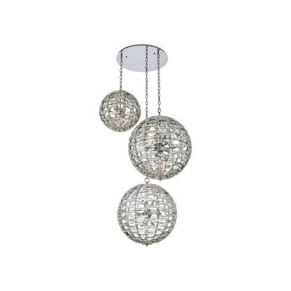 Alta Orb Multi Light Pendant Light (27-Light).