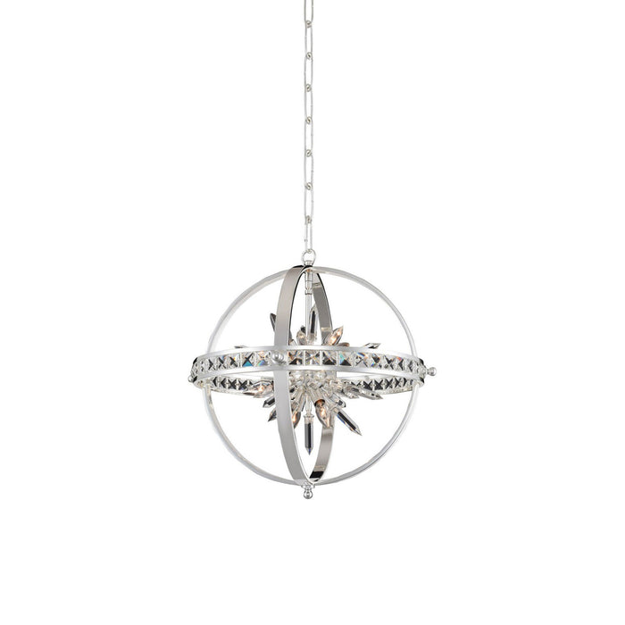 Angelo Pendant Light in Polished Silver (Small).