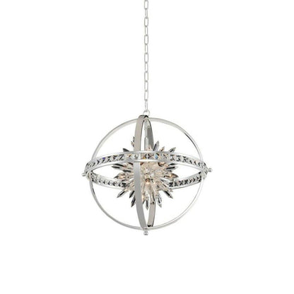 Angelo Pendant Light in Polished Silver (Medium).