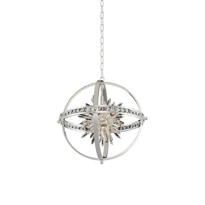 Angelo Pendant Light in Polished Silver (Medium).
