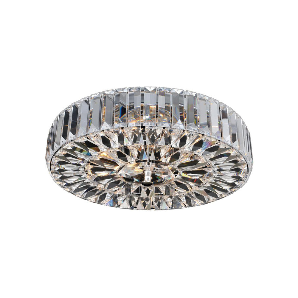Julien Flush Mount Ceiling Light in Chrome (4-Light).