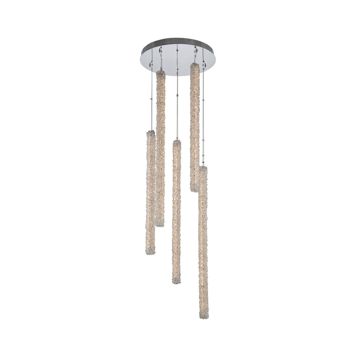 Lina LED Foyer Pendant Light (5-Light).