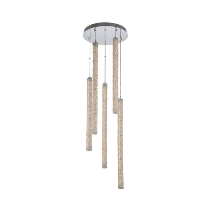 Lina LED Foyer Pendant Light (5-Light).