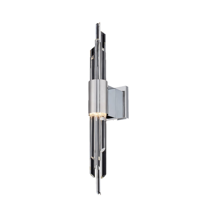 Lucca LED Wall Light in Polished Chrome.