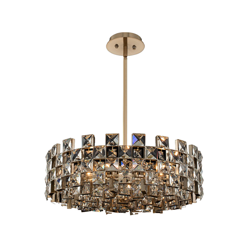 Piazze Pendant Light in Brushed Champagne Gold (Medium).