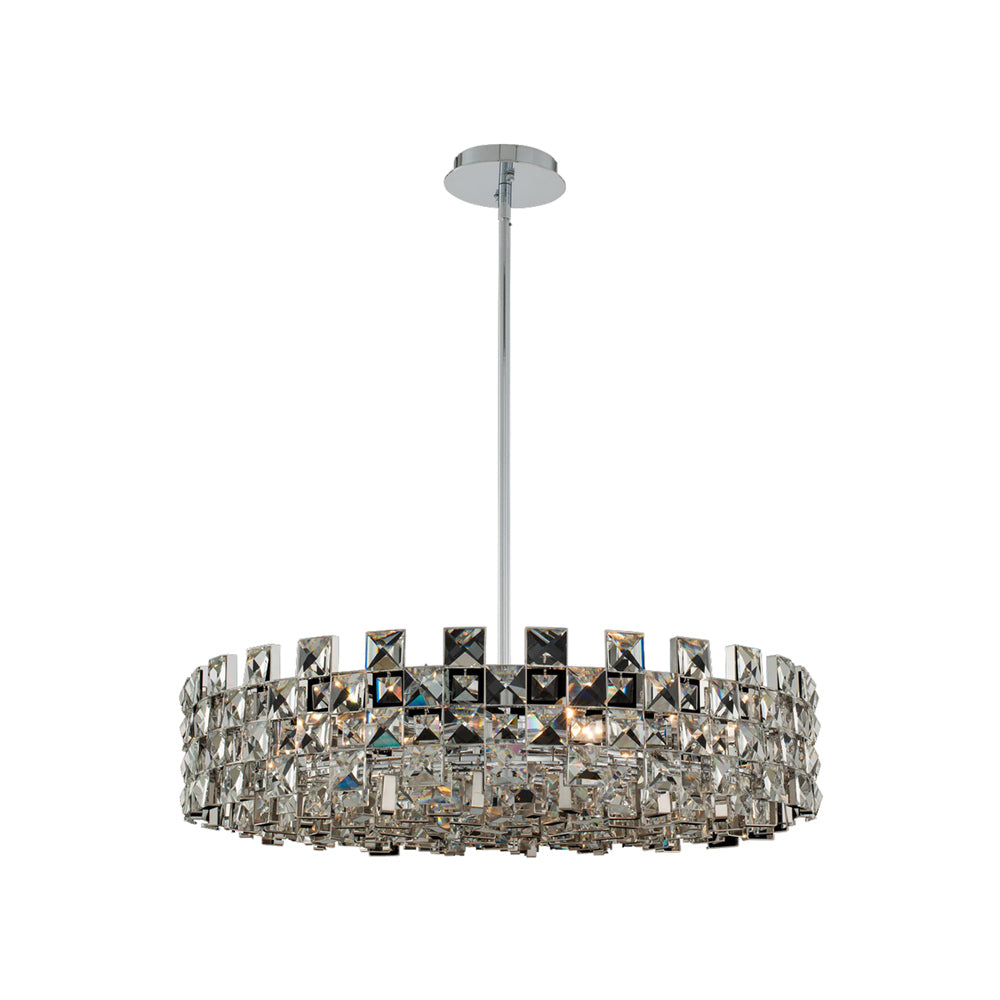 Piazze Pendant Light in Polished Chrome (Medium).