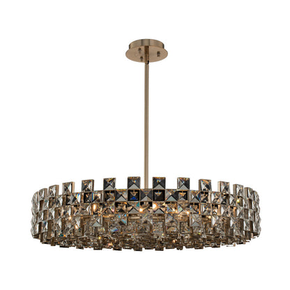 Piazze Pendant Light in Brushed Champagne Gold (Large).