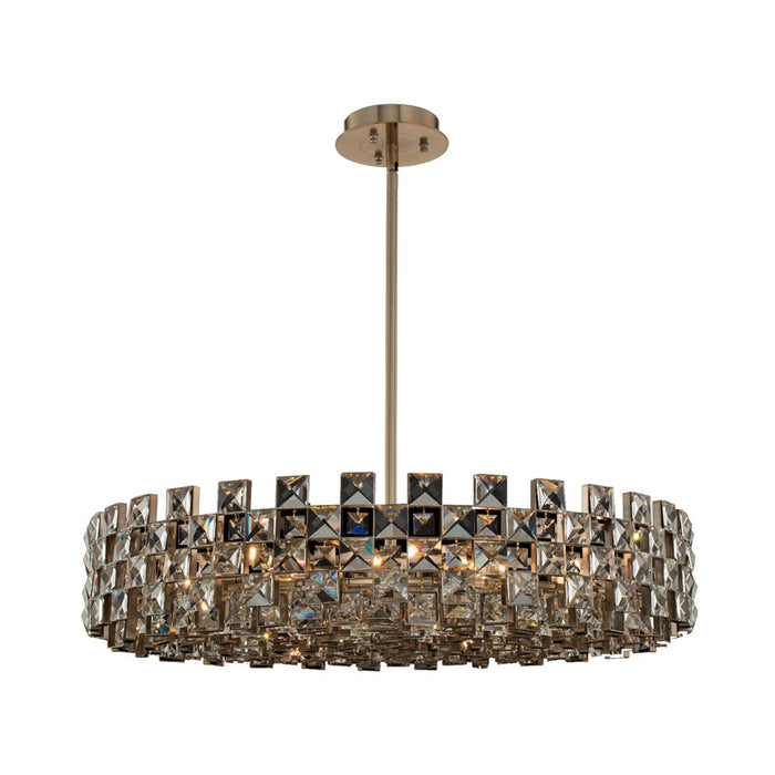 Piazze Pendant Light in Brushed Champagne Gold (Large).