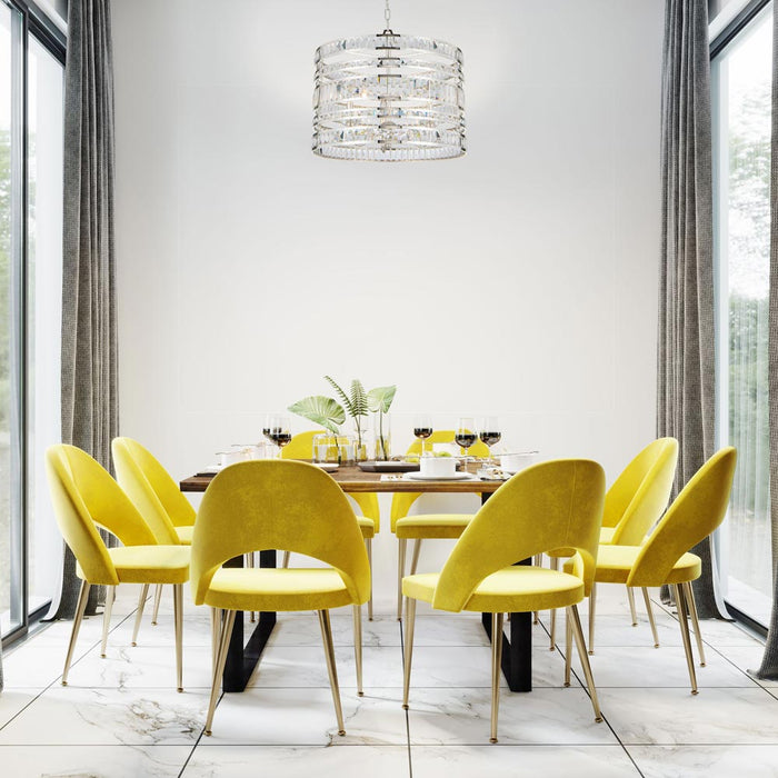 Stratto Pendant Light in dining room.
