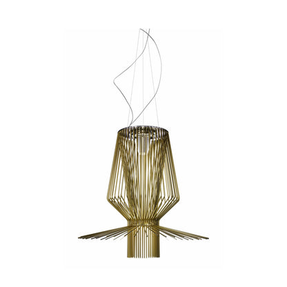 Allegro Assai Suspension Light in Gold.