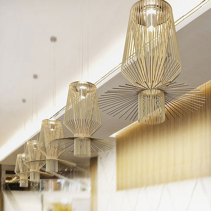 Allegro Assai Suspension Light in exhibition.