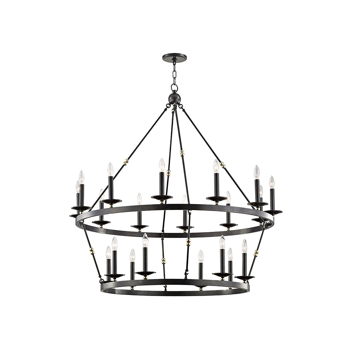 Allendale Chandelier in 20-Light/Aged Old Bronze.