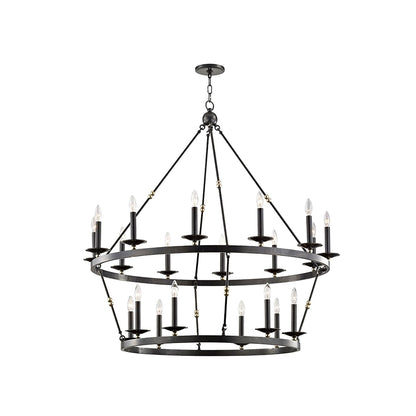 Allendale Chandelier in 20-Light/Aged Old Bronze.