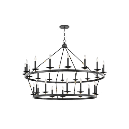 Allendale Chandelier in 28-Light/Aged Old Bronze.