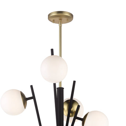 Alluria 8-Light Foyer Pendant Light in Detail.