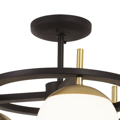 Alluria Semi-Flush Mount Ceiling Light in Detail.