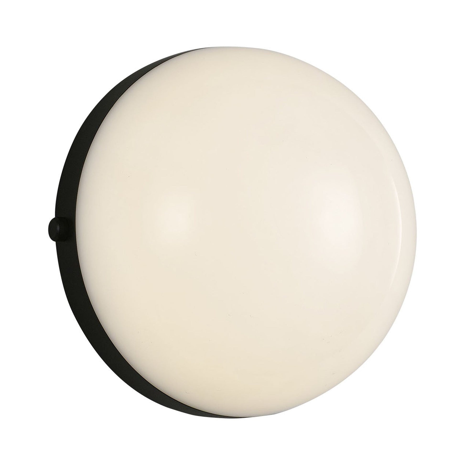 Globo LED Wall Light in Matte Black.