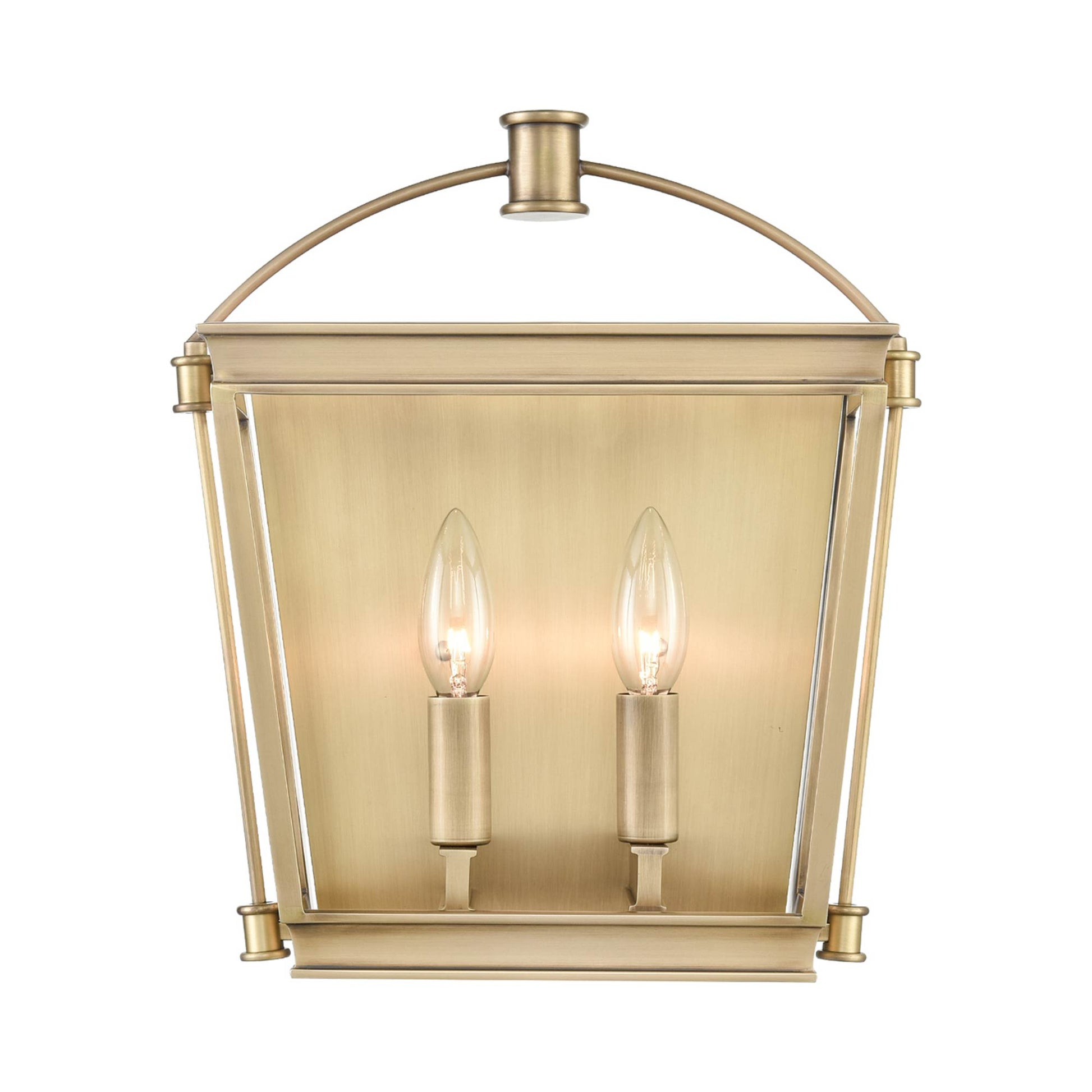 Manor Wall Light in Vintage Brass.
