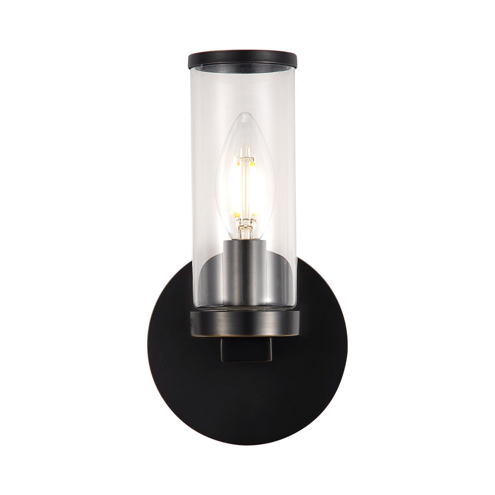 Revolve Bath Wall Light in Urban Bronze.